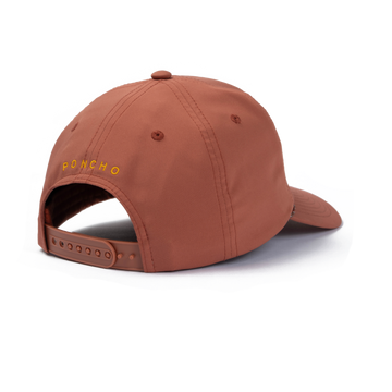 Back of the Bull Red Hat