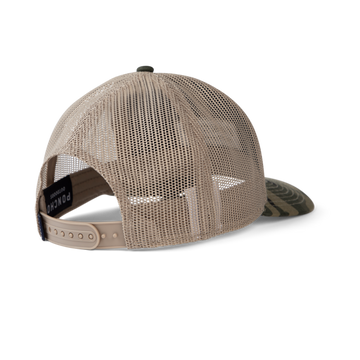 back of the camo trucker hat