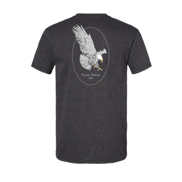 back of the eagle 76 shirt