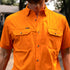 man wearing the first and goal shirt