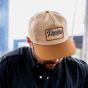 front shot of man wearing The Get Out There Hat