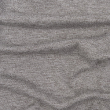 Soft grey breathable fabric texture detail of The Albright shirt