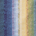 Close-up of multicolored woven fabric with blue, yellow, and green stripes