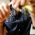 closeup of blue short sleeve shirt