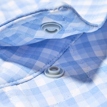 Closeup of collar snap