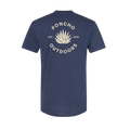 product photo navy agave t-shirt back