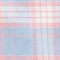 Soft fabric with red and blue plaid pattern