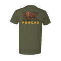 product photo roaming bison tee - back