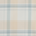 Soft beige and blue plaid fabric pattern