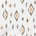 Abstract tribal diamond pattern in beige, black, and navy on white background