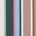 Close-up of fabric with vertical stripes in white, blue, pink, green, brown, and beige tones