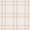 Light beige fabric with thin orange plaid lines pattern