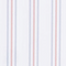 White fabric with vertical blue and red stripes pattern