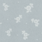 Light blue background with small white floral pattern