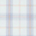 Light blue and white plaid fabric pattern with thin orange lines
