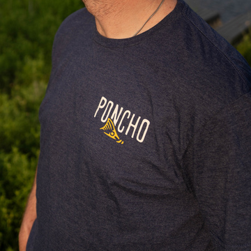 man wearing the skiff tee