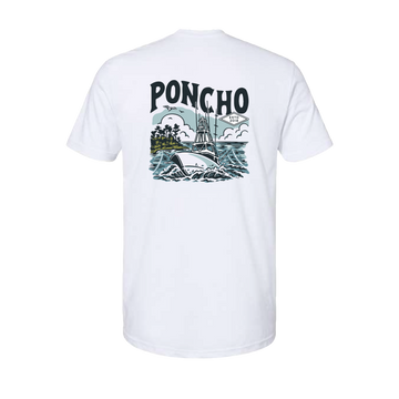 back of the sport fisher t-shirt