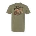 product photo tailing red tee - back