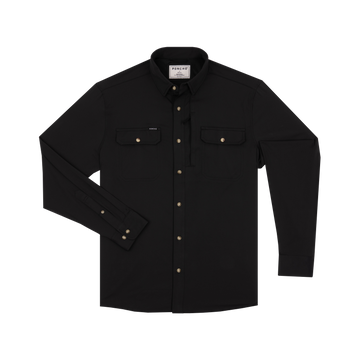 Product photo of the black smoke shirt front