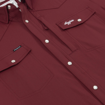 Flyover photo of The Aggie shirt
