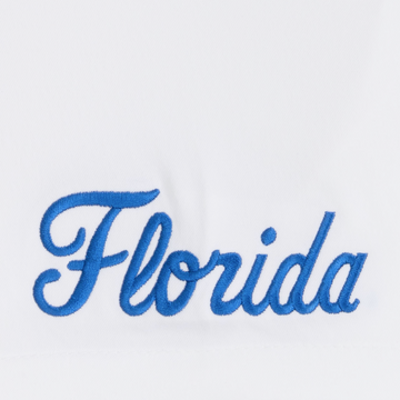 Logo on the sleeve of shirt