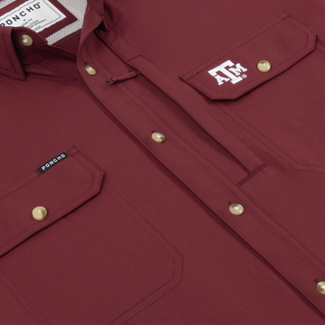 Flyover photo of The College Station shirt