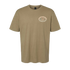 The Desert Run T-Shirt in muted desert tan with small outdoors logo on chest, comfortable outdoor shirt