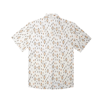back of the diamond back diamond print shirt
