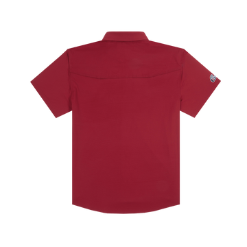 The Gamecock deep red short sleeve shirt back view