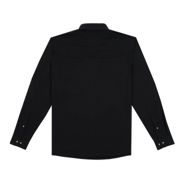 The Guns Up black long sleeve shirt back view