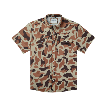 The Paloma short sleeve camo shirt with button pockets