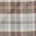 Close-up of a soft plaid fabric in neutral tones