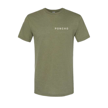 front of the trout rider t-shirt