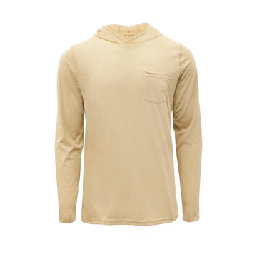 The Baitcaster lightweight long sleeve outdoor shirt in warm sand color