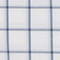 White fabric with dark blue grid pattern