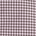 Close-up of light pink fabric with small dark checkered pattern